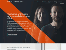 Tablet Screenshot of infinityworks.com